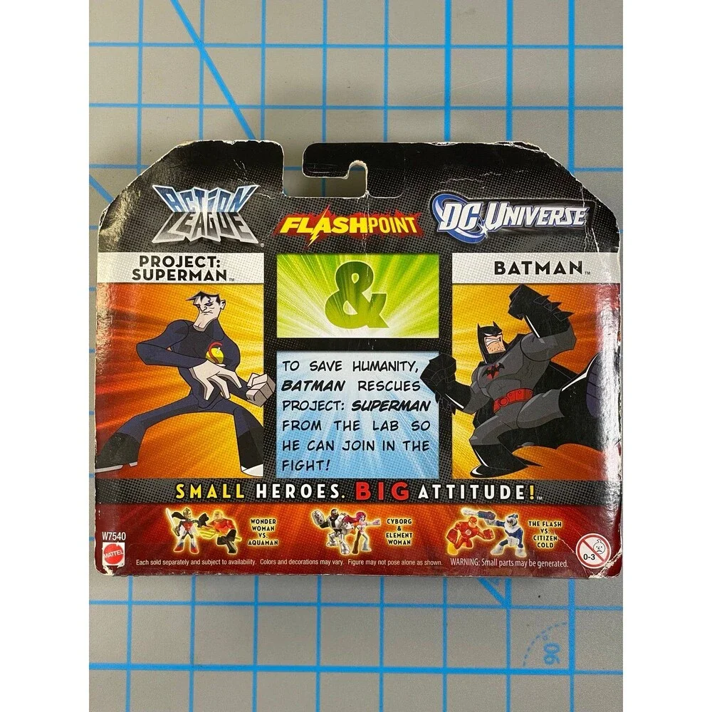 DC Universe Flashpoint Action League Project Superman and Batman Thomas Wayne